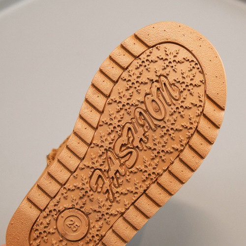 Children's Snow Boots 2025 Winter Boys and Girls Cotton Shoes Fleece Lined Thick Warm Kids Snow Boots