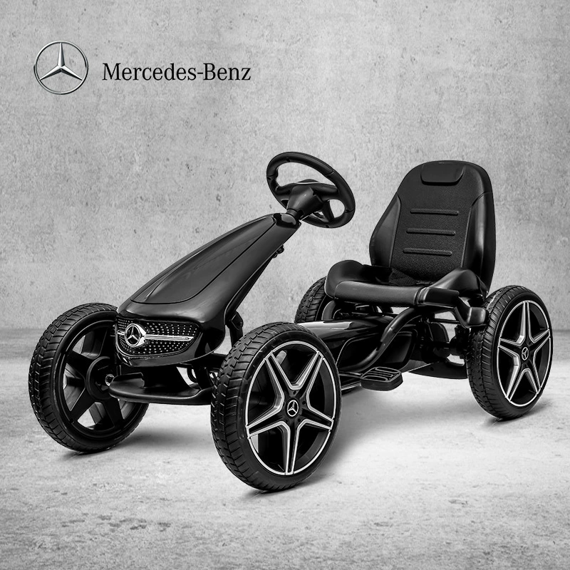 Mercedes Benz, детский картинг для мужчин и женщин девочек, велосипед на четырех колесах педалируемый с сиденьем, игрушка для спортзала