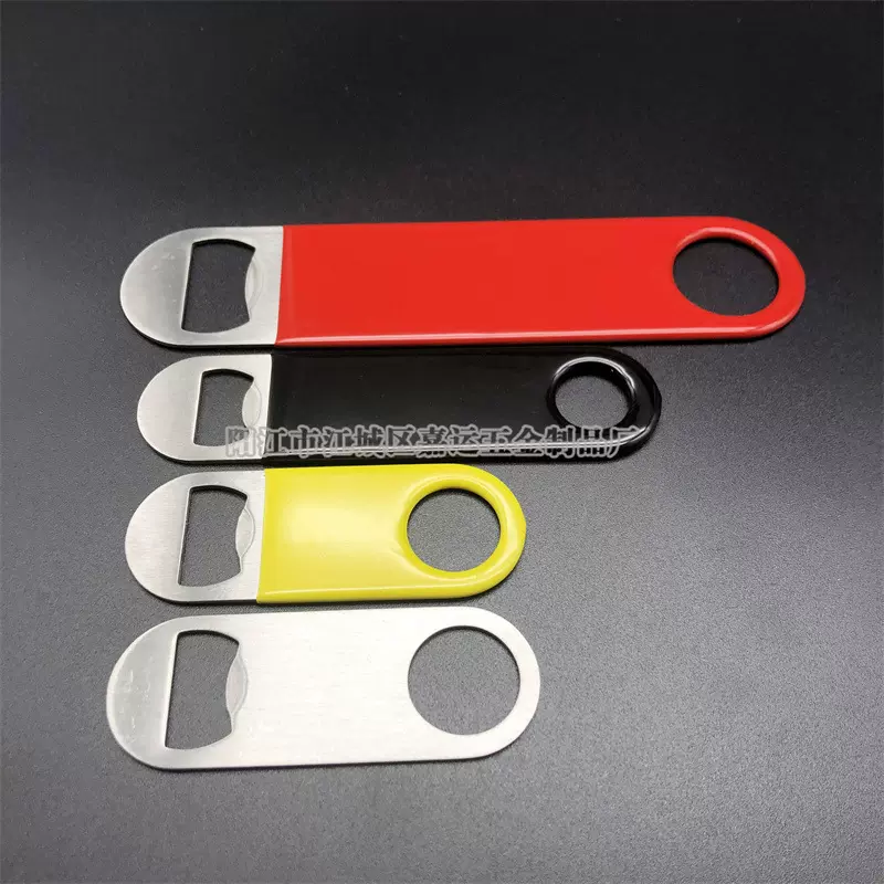 创意不锈钢啤酒开瓶器包胶开瓶器 简易大抽启瓶器开酒器 开瓶器