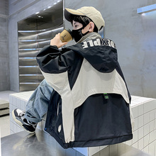 男童外套春秋款2025新款儿童上衣中大童风衣男孩衣服秋装冲锋衣潮