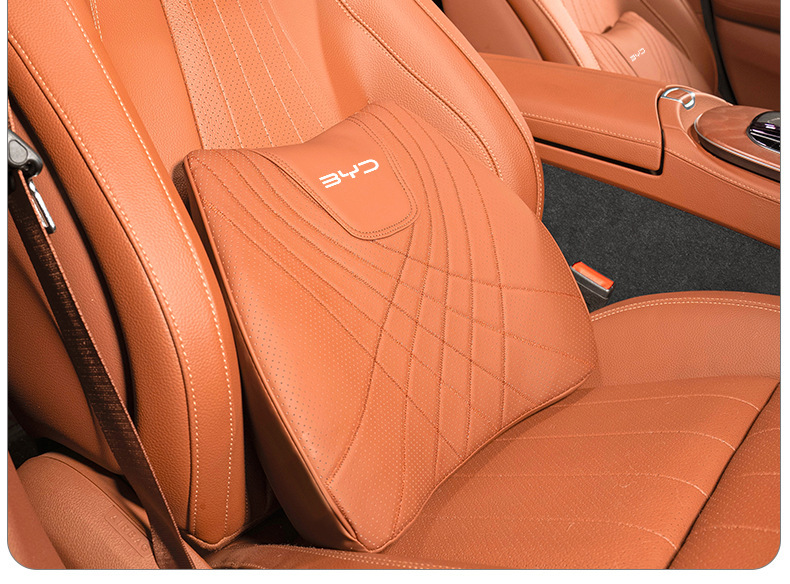 Applicable to BYD Headrest Neck Pillow Song plus/Qin plusdmi/Han ev/Tang dm Car Waist Cushion Interior Trim