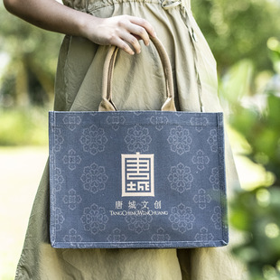 Ethnic Style Large-capacity Commuter Bag for Women 2024 New Fashion Shoulder Tote Bag Student Spliced Linen Bag