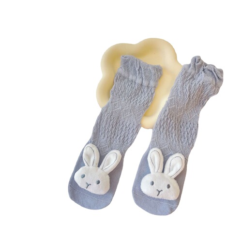 Summer mesh thin baby stockings, baby's legs-free over-the-knee anti-mosquito socks, cartoon cute doll children's socks