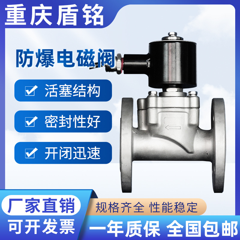防爆电磁阀生产厂家高压燃气电磁阀门220V24V304不锈钢燃气电磁阀