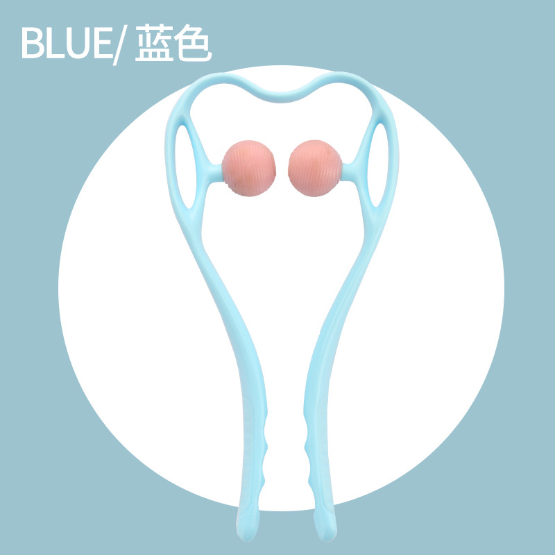 Clip de masaje de columna cervical, rodillo de hombro y pierna, masajeador de relajación muscular, clip de relajación de columna cervical, acorral de hombro y columna vertebral