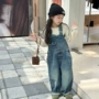 宽松女童儿童复古背带裤