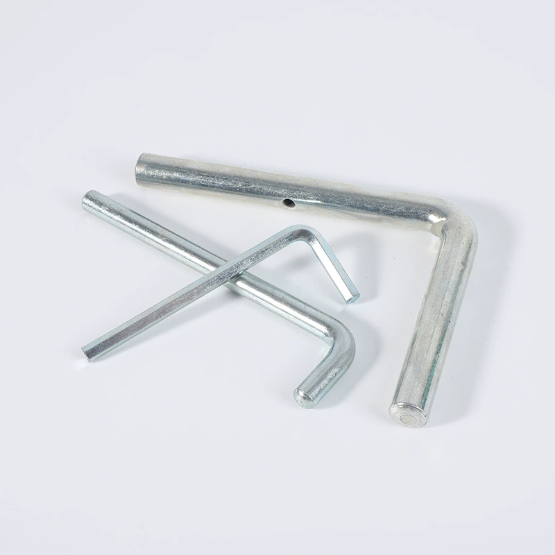 Оцинкованный круглый стержень Шестигранный ключ Круглый стальной шестигранный ключ со средней круглой головкой Шестигранный ключ L-образный штифт в наличии