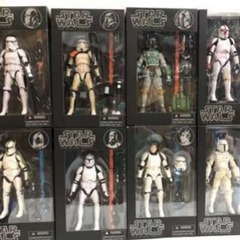 ハンドメイド卸売 スターウォーズ 12モデル 6inch ブラックウォリアー ボバ ホワイトソルジャー ダスモア 関節可動