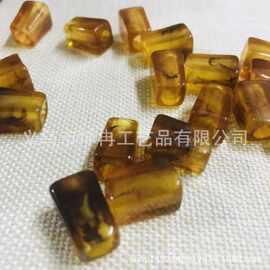 树脂16*10MM大小孔穿绳串珠裤扣云彩服装辅料DIY批发