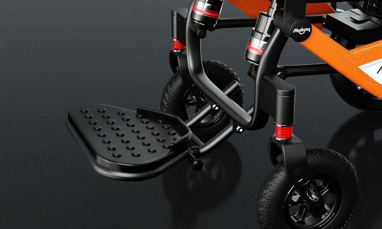 Manufacturer Delivers Foreign Trade Export Folding Aluminum Alloy Lithium Battery Electric Wheelchair Electric Vehicle Portable Scooter Cross-Border