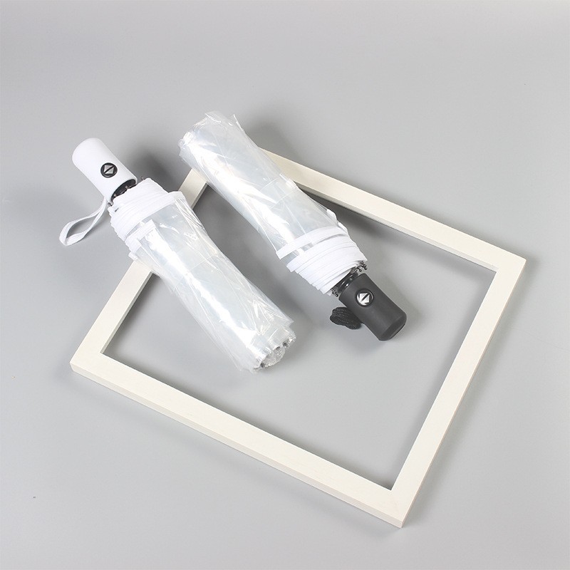 Cartoon plegable protector solar paraguas automático para hombres y mujeres sol y lluvia de alto valor facial lindo paraguas de sol para mujeres anti-UV