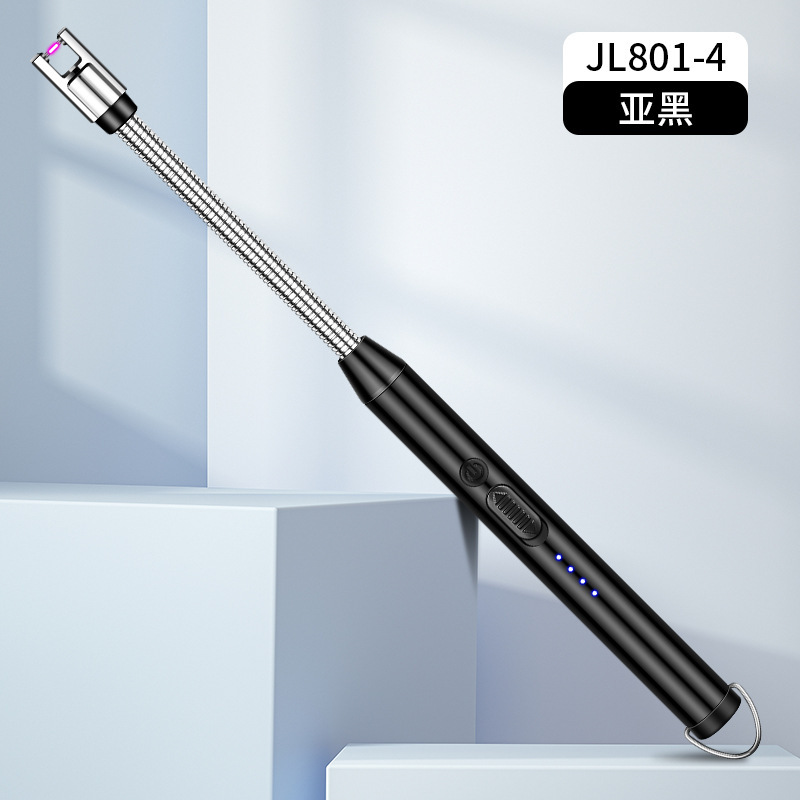 Fabricantes al por mayor Arco Tipo-c Cargador Encendedor Estufa de gas Encendido Agarre Exalargue Cocina Encendedor Transfronterizo Chong