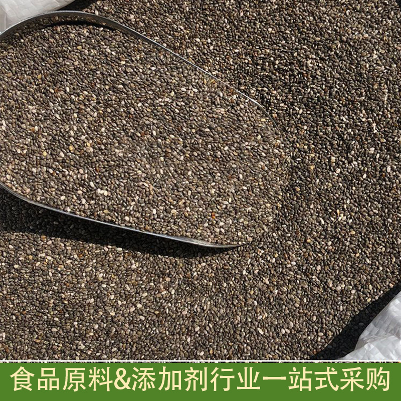 源头工厂奇亚籽新食品原料膳食纤维补充即食免洗代餐可拿样奇亚籽
