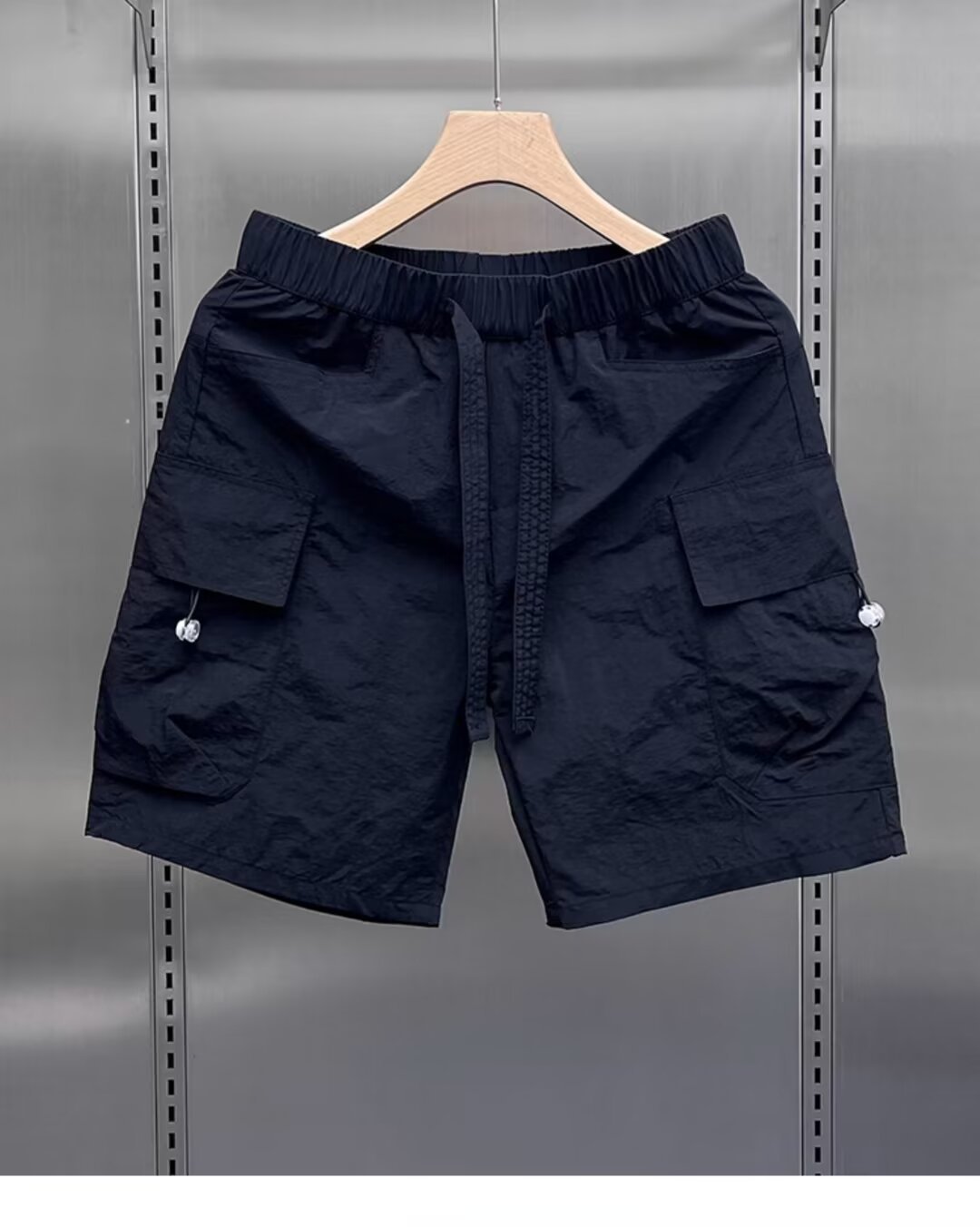 Ultra-Lightweight Men's Quick-Dry Cargo Shorts - Breathable Casual Athletic Shorts With Multiple Pockets For Summer, Beach, And Outdoor Activities_viptrois.com