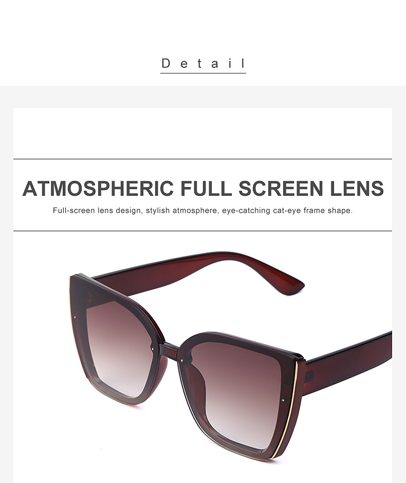 65g Weight Travel Occasion Women'S Gender Fashion, Simple Style Style Grey, Purple, Blue Color Fashion Simple Style Women's Sunglasses 4