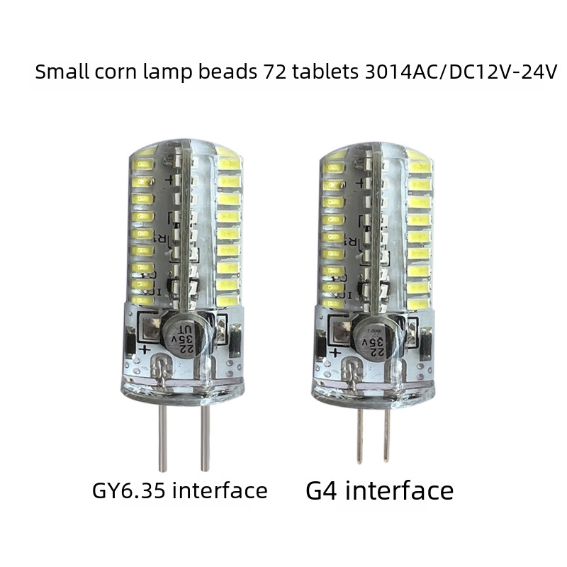 G4 LED chip 72LED-3014SMD 5W AC/DC12V GY6.35 LED corn light factory wholesale