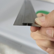 佛山厂家304/316不锈钢收边条墙壁分隔条后挡板配件收口踢脚线