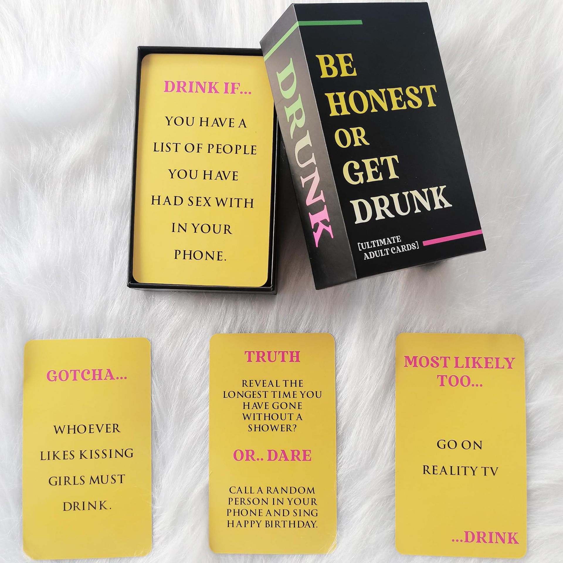 Be Honest Or Get Drink Party Board Game English Version_voghion.com
