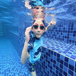 ✣ ✣ Swimming Pool Blue Ceramic Mosaic Landscape Pool Fish Pond Hot Spring Bath Mosaic Tile Customization