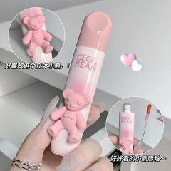 Gege bear Gege bear tender lip glaze matte matte not easy to fade lipstick female students whitening lip mud