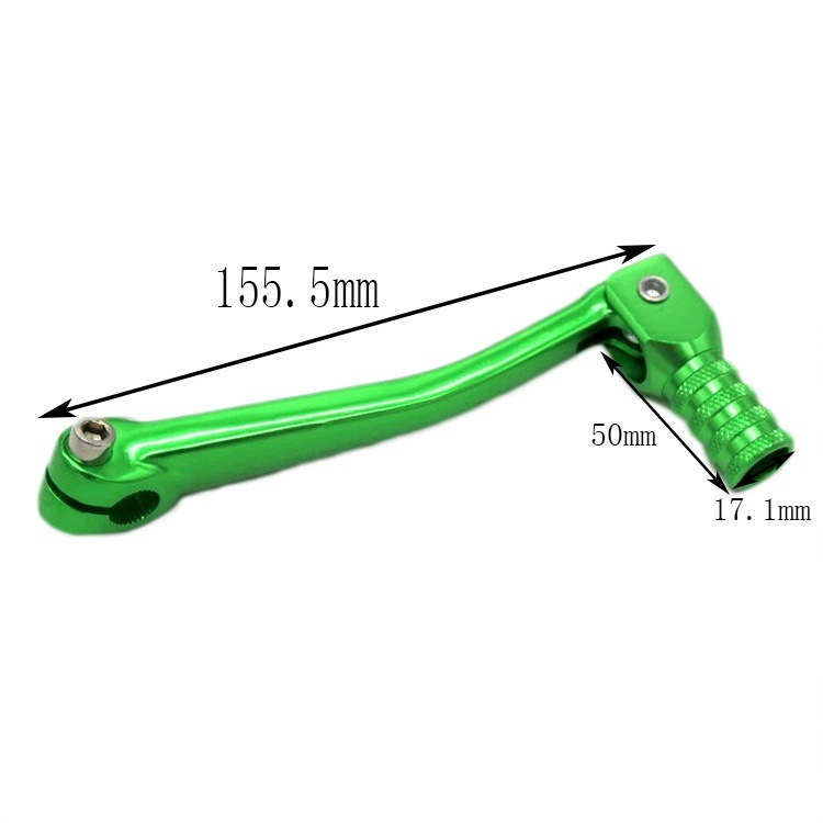 Cross-Border Supply of Motorcycle Accessories 50Cc-250Cc Aluminum Alloy Gear Shift Lever Folding Gear Lever Trendy Modified Model