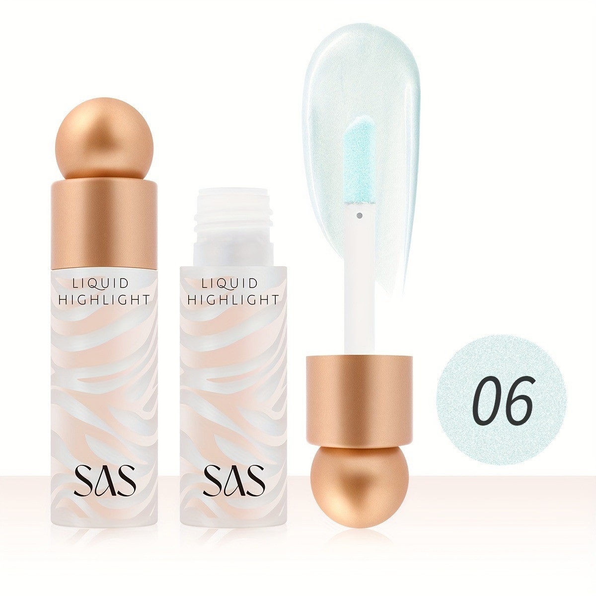 USHAS Europa y los Estados Unidos transfronterizos spot líquido brillante polvo facial brillante multipropósito reparación de la piel brillante SAC036A