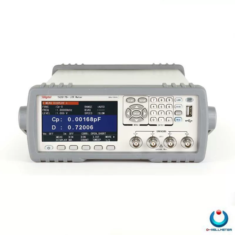 Цифровой мост Changzhou Tonghui TH2817B+ LCR, 100 кГц, 10 точек, базовая точность 0,1%