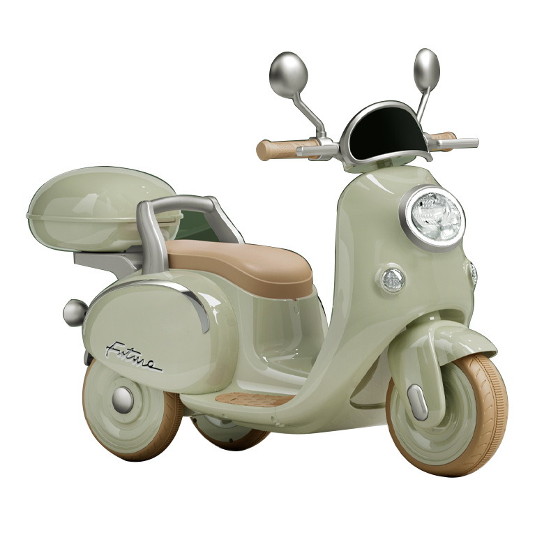 El triciclo eléctrico de la motocicleta de los niños 3-6 años del coche de batería teledirigido puede sentarse coche doble del juguete del Tesoro de los hombres y de las mujeres de la impulsión