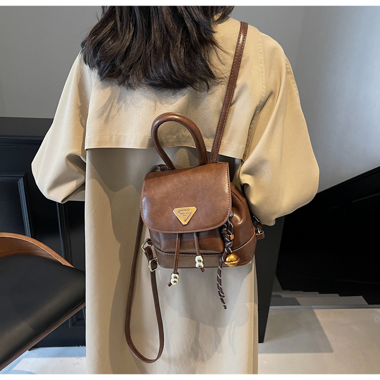 This is a new, stylish, mini, lightweight and cute shopping backpack for girls in the autumn of 2024 undefined