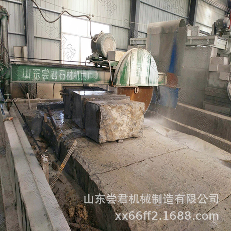 砂岩 青石 石灰岩荒料锯石机 自动升降 调速行走HQ-2200石材锯片