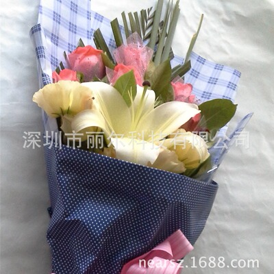 专业生产花束包装纸 礼品鲜花包装纸 礼物包装纸半透明简约|ru