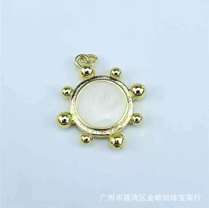 (Cross-border trading), necklace solar-powered, pendant, jewelry handmade, DIY