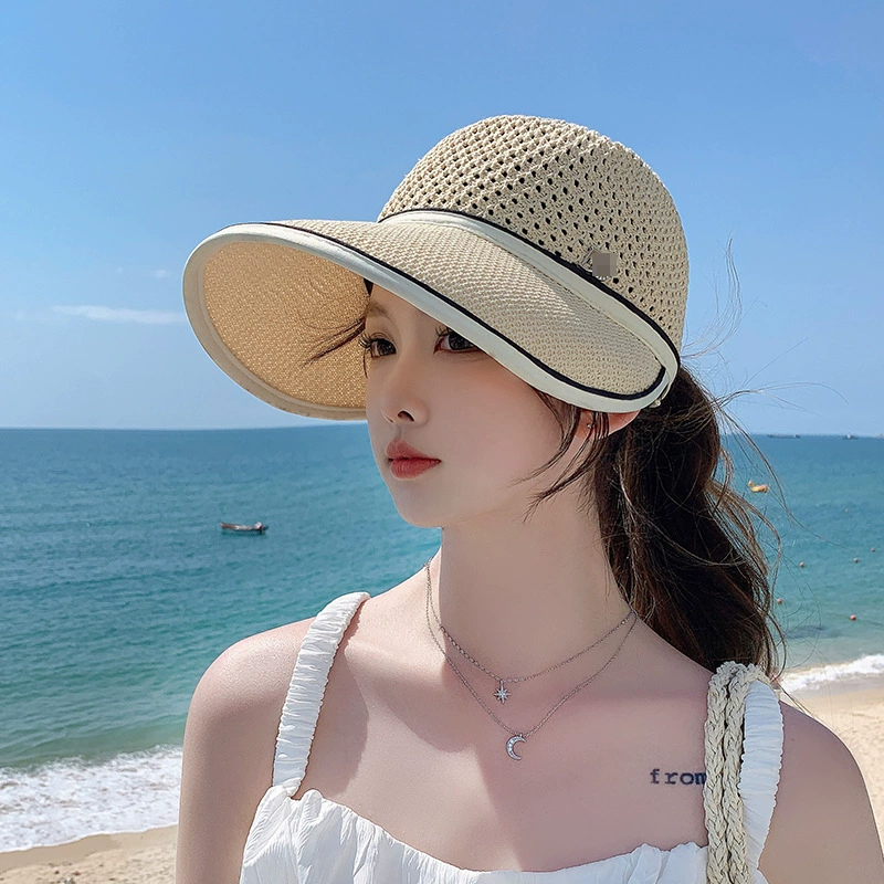 Spring summer knitted travel baseball cap, hat solar-powered, sun protection, wholesale