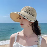 Spring summer knitted travel baseball cap, hat solar-powered, sun protection, wholesale