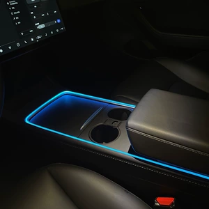 Tesla Model 3 Model Y üçün 64 rəngli APP idarə olunan LED zolaq