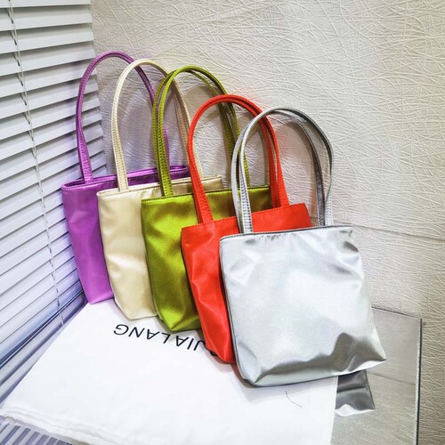 Bag for Women  New Unique Retro Satin Color-blocked Chessboard Shoulder Bag Mini Small Square Handbag