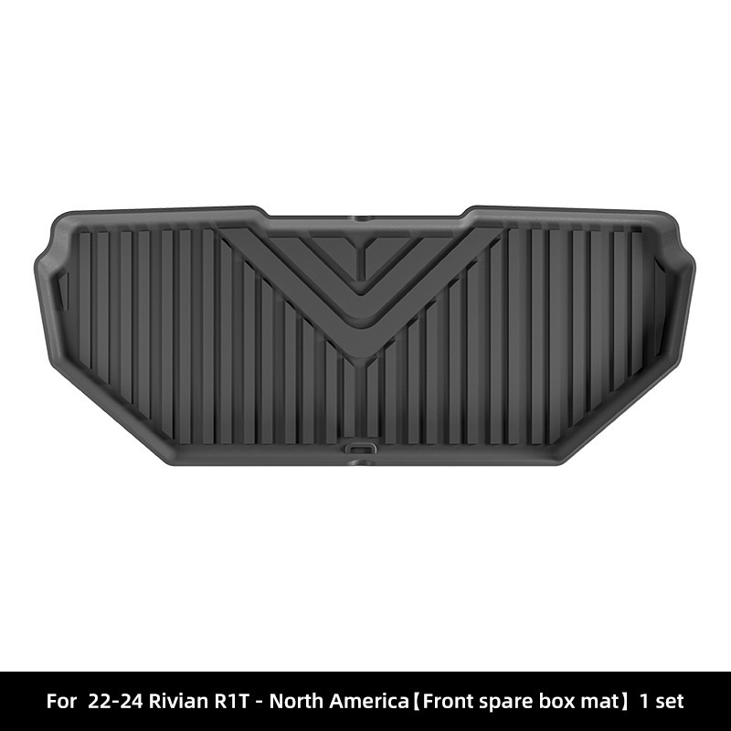Shiyong – Modelə uyğun ayaqaltı mats for - 22-24-rivian-r1t-front-trunk-mat-north-america