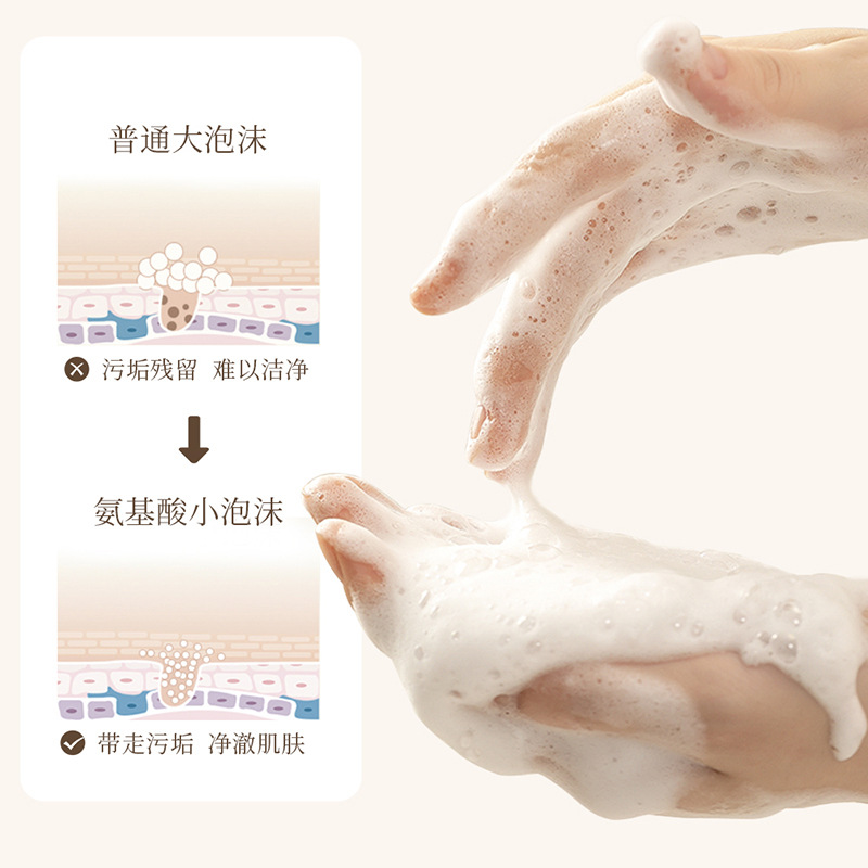 Limpieza profunda, hidratación, perfume, hidratación y cuidado de la piel, loción de baño de aminoácidos de gran capacidad. image 4