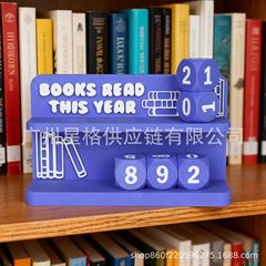 跨境热销Bookshelf Decor Reading Counter书架装饰阅读计数器