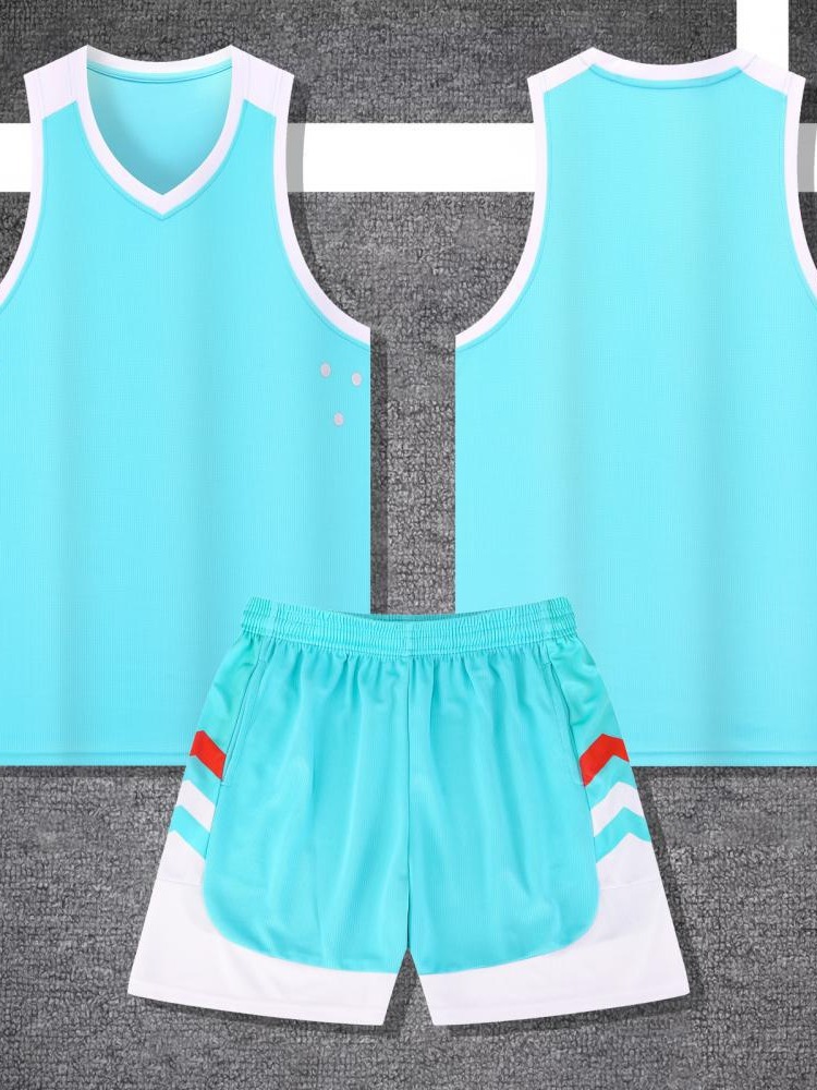 Nuevo juego de juego de entrenamiento de equipo personalizado para adultos, estudiantes, niños, camisetas de baloncesto de hombro estrecho