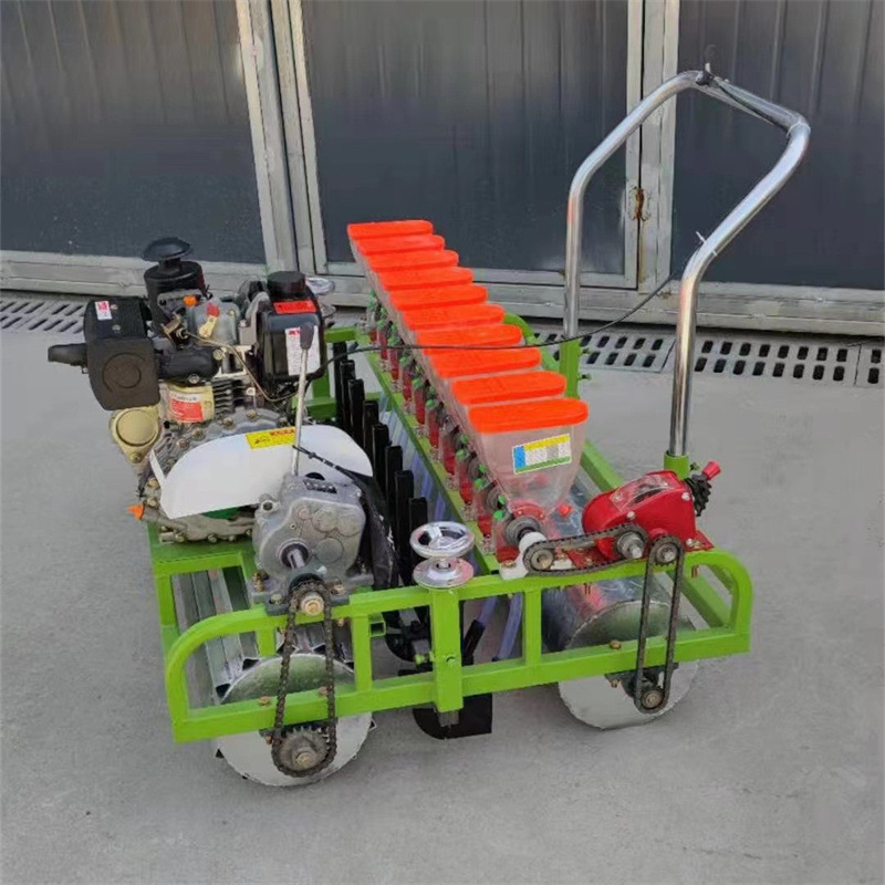 汽油8行蔬菜播种机 多功能药材种植机 小颗粒种子精播机