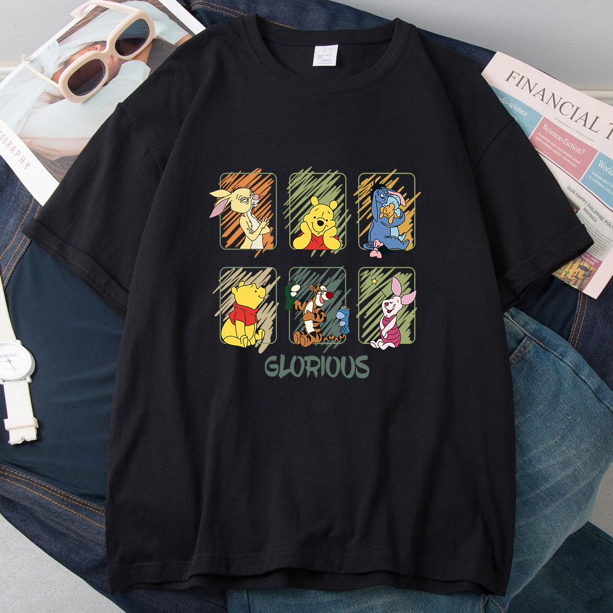 Camiseta de manga corta estilo Hong Kong para mujer, camiseta de manga corta estilo japonés 2026 para hombre y mujer, camiseta blanca versátil y moderna.
