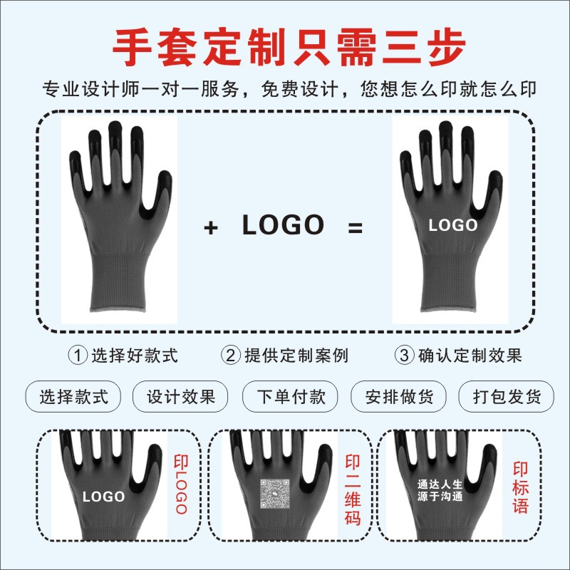 手套定制只需三步