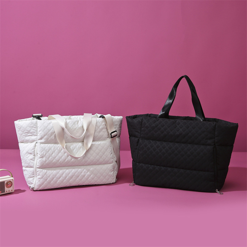 Nueva bolsa de algodón bolsa de fitness bolsa de viaje mujer bolsa de viaje de gran capacidad portátil de corta distancia bolsa de yoga