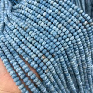 �{��ʯ 4X6MM ������P�� �º��yʯ���� Blue Sky Stone Beads