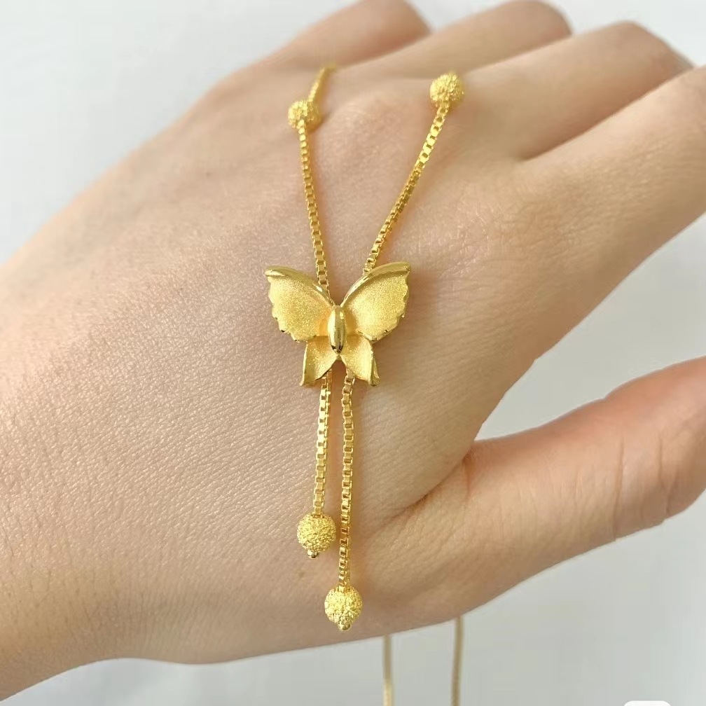 流苏蝴蝶项链