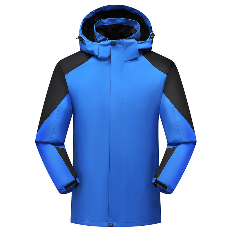 Wanbo Long ポーラーフリースジャケット、男性と女性用、ベルベットと厚みのあるアウトドア登山ジャケット、防風性と防水性のグループカスタムジャケット|undefined