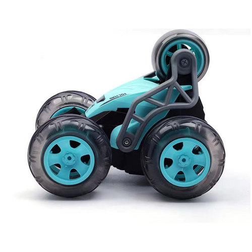 2.4G cross-border children's remote control dump truck 5-wheel twisting stunt car charging dynamic off-road vehicle toy for boys