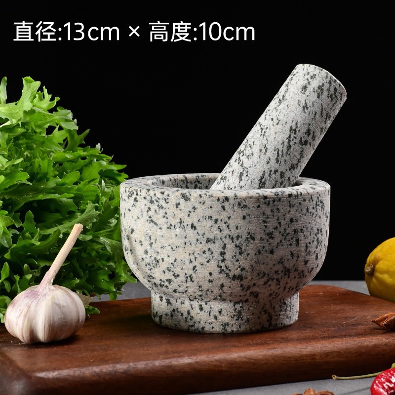 Tripador de ajo mediano de flor blanca grande con tapa