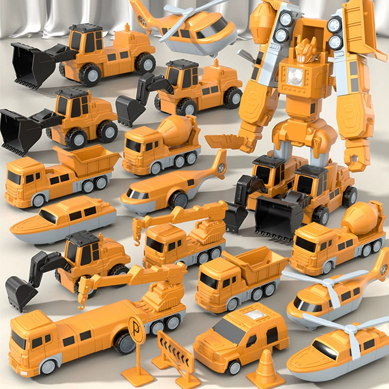 Детская магнитная инженерная машина с перемированным магнитным усилением